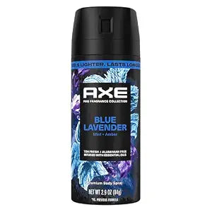 AXE Fine Fragrance Collection Body Spray Blue Lavender Freshness 2.9 oz