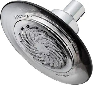 Speakman S-4002 Reaction Single-Function Showerhead for Stylish Bathroom Dcor, 2.5 GPM, Clear Smokey Gray