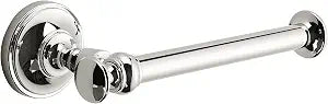 khtumeware Toilet Paper Holder Vibrant Polished Nickel Tissue Roll Holder for Bathroom Organization and Storage Single Post Toilet Tissue Holder Wall Bathroom Accessories (1-Pack)