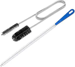 Flexible Drain Brush, 61'' Long Pipe Cleaner+ 17.7'' Sink Unblocker Tool