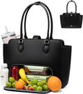 LOVEVOOK 2-in-1 Work Bag with Lunch Compartment, Lunch Tote Bag for Women
