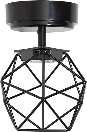 U Brands Magnetic Locker Light, Prism Shape, LED Light, Locker Dcor, Black