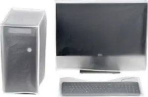 Computer Dust Cover Monitor +Keyboard+CPU Tower Desktop 3 Pieces Set PC dust Proof Computer Covers Case (28"-29'' Monitor Set)