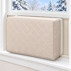 Indoor Window Air Conditioner Cover, AC Cover For Inside, 25 x 17 x 2.5 In