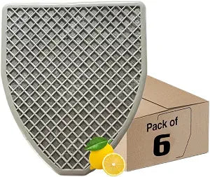 Urinal Mats for Men6 PackHigh-Tech Bamboo Charcoal Absorbs Odor, Non-Slip Deodorization, Gray Floor Water Absorption, Urine Mats for Restrooms & Bathrooms, Mens Urinal