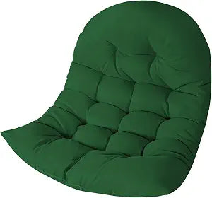 Thicken Egg Chair Cushion Replacement, Outdoor Hammock Swing Cushions with Ties, Hanging Wicker Basket Seat Pad with High Elasticity PP Cotton, for Garden Patio Porch Furniture (Only Cushion)