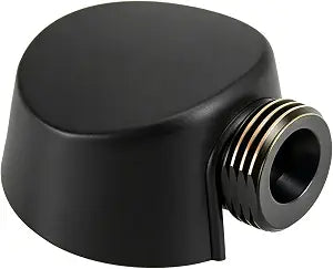A725WR Matte Black Handheld Shower Connector Drop Ell  1/2-Inch IPS Wall Mount Replacement Part, Corrosion-Resistant,Seal Leak-Proof & Easy DIY Installation for Home Bathroom Upgrade