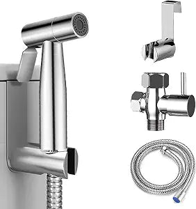 Bidet Sprayer for Toilet, Handheld Bidet Attachment Sprayer Set with Hose
