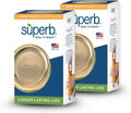 Superb Canning Lids - Wide Mouth with Rings (24 Lids with Bands)