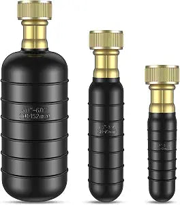 3 Pcs Drain Bladder Kit, Drain Cleaning Bladder Fits 1" to 6" Pipes, Rubber Drain Bladder Unclogger for Bathroom Sinks, Showers, Swimming Pool Drains, Kitchen Sinks and Main Drains