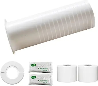 Mini Split Line Set Cover Wall Sleeve 2.87" OD 2.76" ID 7.87" L