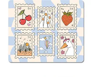 Cute Silly Goose Desk Mouse Pad Office Decor