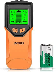 Stud Finder Wall Scanner - 5 in 1 Stud Finder Tool w/Smart Chip and HD LCD Display, Stud Detector Beam Finders for the Center and Edge of Wood AC Wire Metal Studs Joist Pipe (Onion)