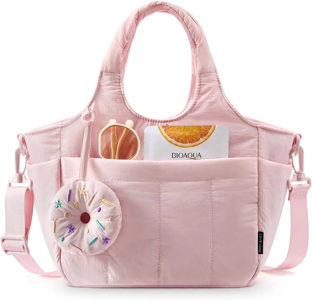 LOVEVOOK Cute Lunch Bag for Women, Insulated Lunch Box for Work