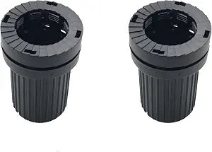 heyous 2PCS 77x52x32mm Black POM Plastic Faucet Anti Loosening Nut Suitable for Repairing Kitchen/Bathroom/Sink Tap Line