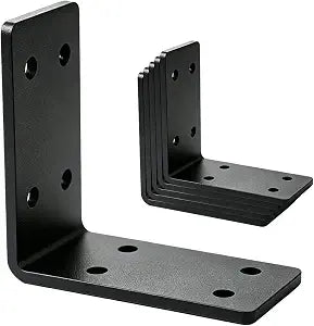 6 Pack Corner L Post Brackets for Wood 5x5 Corner Angle Brace