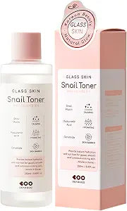 DEARBOO Glass Skin Snail Toner, 8.45 fl oz – Hydrating Facial Toner with Snail Mucin for a Radiant-Looking Complexion