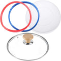 Tempered Glass Lid & Silicone Cover for Instant Pot 6 Quart - Set of 4 Accessories