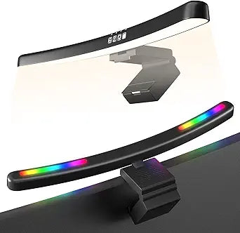 Monitor Light Bar Curved, RGB Backlight, Computer Screen Lamp