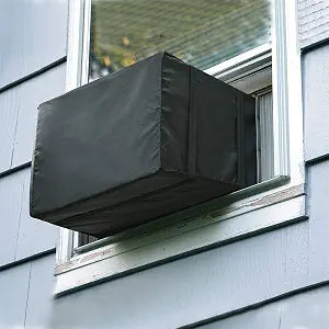 Luxiv Window AC Unit Cover Outdoor, Black Waterproof AC Cover 21X16X15 In