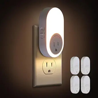 Dawnrise Night Lights Plug Into Wall with Power Outlet, CCT 2200K/4000K