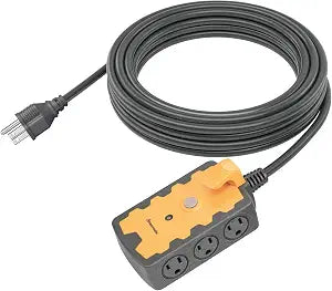 DEWENWILS 6 Outlet Heavy Duty Power Strip, 25FT Extension Cord, ETL Listed