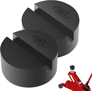 DEDC Floor Jack Pad Universal Jack Stand Rubber Pinch Protector Car Adapter 2 Pack, Oil Change Mush Haves, Change Tire Repair Tires Oil Must Have, for Car SUV Truck Pickup Sedan MPV Wagon