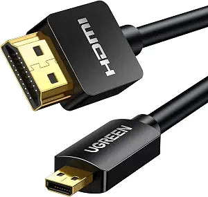 UGREEN Micro HDMI to HDMI Cable, 4K@60Hz, Adapter, HDR, 6FT
