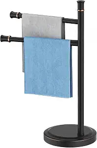 Hand Towel Holder Stand Towel Bar Rack Oil Rubbed Bronze