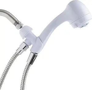 Niagara Conservation N2935 Earth Spa 3-Spray with 2 GPM 2.7-in. Wall Mount Handheld Shower Head in White, 1-Pack | Bathroom Shower Head Sprayer with Pressure Compensation Technology