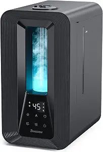 BREEZOME 6L Cool Mist Humidifier for Bedroom 50H Runtime 7-Color Mood Light
