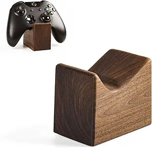 Damuzhi Walnut Wood Controller Holder Gaming Accessories for Desk