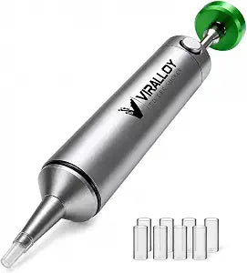 Solder Sucker Tool No Clog Silicone-Tip Manual Desoldering Pump Soldering Accessories for Solder Remover  Unrivaled Suction  No Power Needed  Ultra Low-Maintenance  Best-in-Class Desoldering Gun