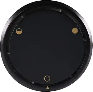 Westbrass D493CHM-62 Universal Patented Deep Soak Round Replacement 2-Hole Bathtub Overflow Cover for Full and Over-Filled Closure, Matte Black