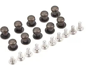 dophee 10Pcs Antique Bronze Drawer Knobs, Zinc Alloy 0.28"x0.39"