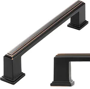 KOOFIZO 10 Pack 5 in Oil Rubbed Bronze Cabinet Pulls, Drawer Handles P02