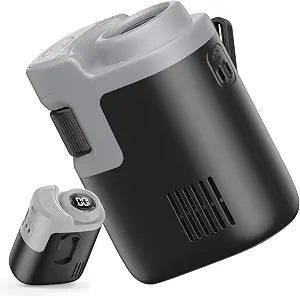 Waist Fan, 23000RPM Brushless, 35Hour 100 Speeds 5 Modes