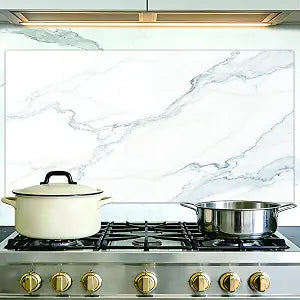 Marble Pattern Peel and Stick Backsplash for Kitchen Wall Decor