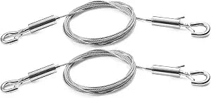 Heavy Duty Picture Hanging Wire Kit Supports 66 lbs-2 Pack Picture Frame Hanging Kit with Adjustable Hooks and 1.5m x1.5mm Stainless Steel Wire Rope for Hanging Artwork,Mirrors,and Paintings