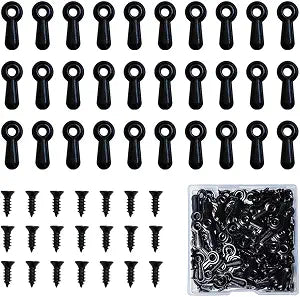 100 Pieces Metal Picture Frames Turn Button Fasteners with 100 Pieces Screws, Picture Frame Hardware Backing Clips Picture Turn Button Frame Picture Turn Button Fasteners Set