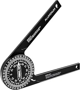 Anyongora 7.2" Miter Saw Protractor Angle Finder, CNC Aluminum Miter Gauge