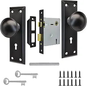 Antique Interior Door Mortise Lock Set