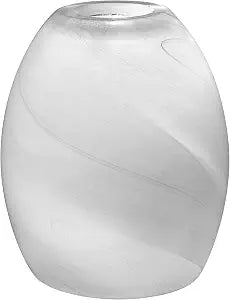 Glassland Glass Lampshade Replacement, Gray Glass Shade for Pendant Light