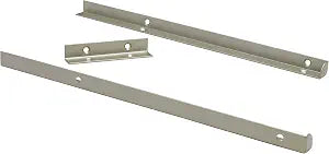 ClosetMaid SuiteSymphony Top Shelf Support Bracket Kit, Add On Accessory, Shelf Hardware Set, for Top Shelf, Satin Nickel
