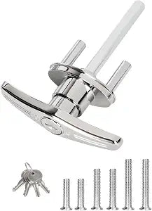 Garage Door Lock T-Handle Locks Latch Replacement Parts -1pack