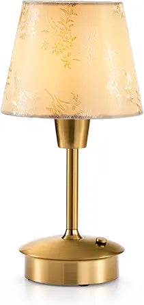 UMEXUS 9.8'' Small Cordless Table Lamp, 5200mAh Battery Operated Touch Lamp