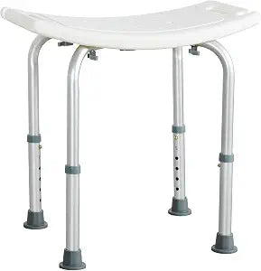 Adjustable Shower Bench - Ergonomic Chair with Suction Feet, 150KG(330lb) Weight Capacity, Versatile and Safe for Bathroom Use
