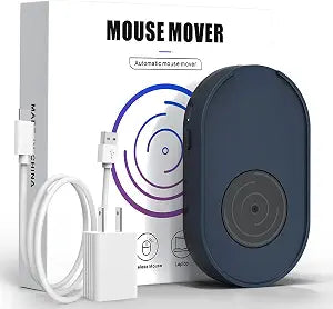 Mouse Jiggler, Quiet USB Mouse Mover, Keep PC Awake, Blue
