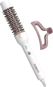 Conair Double Ceramic 1¼-Inch Thermal Brush, Heated Round Brush for Blowouts, Curls, and Waves, Ceramic Technology Eliminates Damaging Hot Spots for Smooth, Shiny Hair