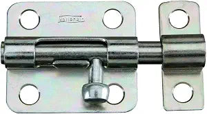 National Hardware Barrel Bolt, 2-1/2 in, Steel, Zinc Plated